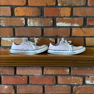 Violet & Floral Converse Size 9